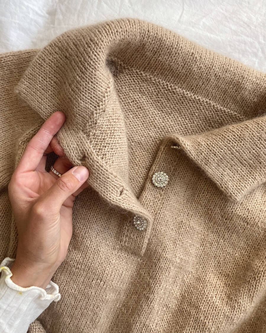 Maude Tee Strickpaket - Ecopuno und Silkhair