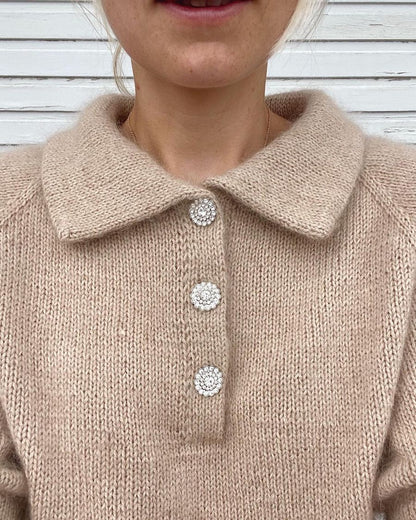 Maude Tee Strickpaket - Ecopuno und Silkhair