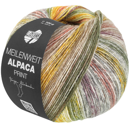 Meilenweit 100 Alpaka Print