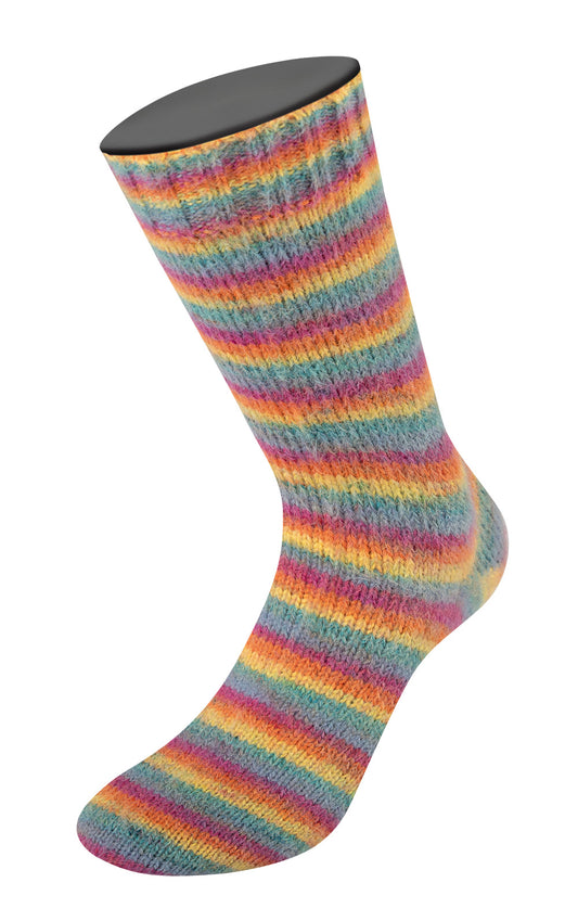 Cosy Socks 6-Fach 150 Multi Stripes