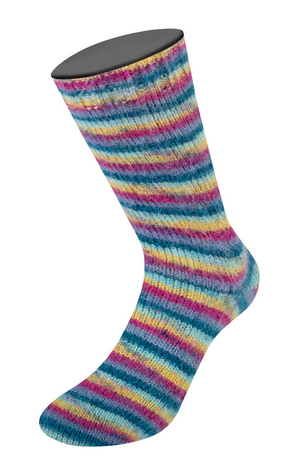 Cosy Socks 6-Fach 150 Multi Stripes