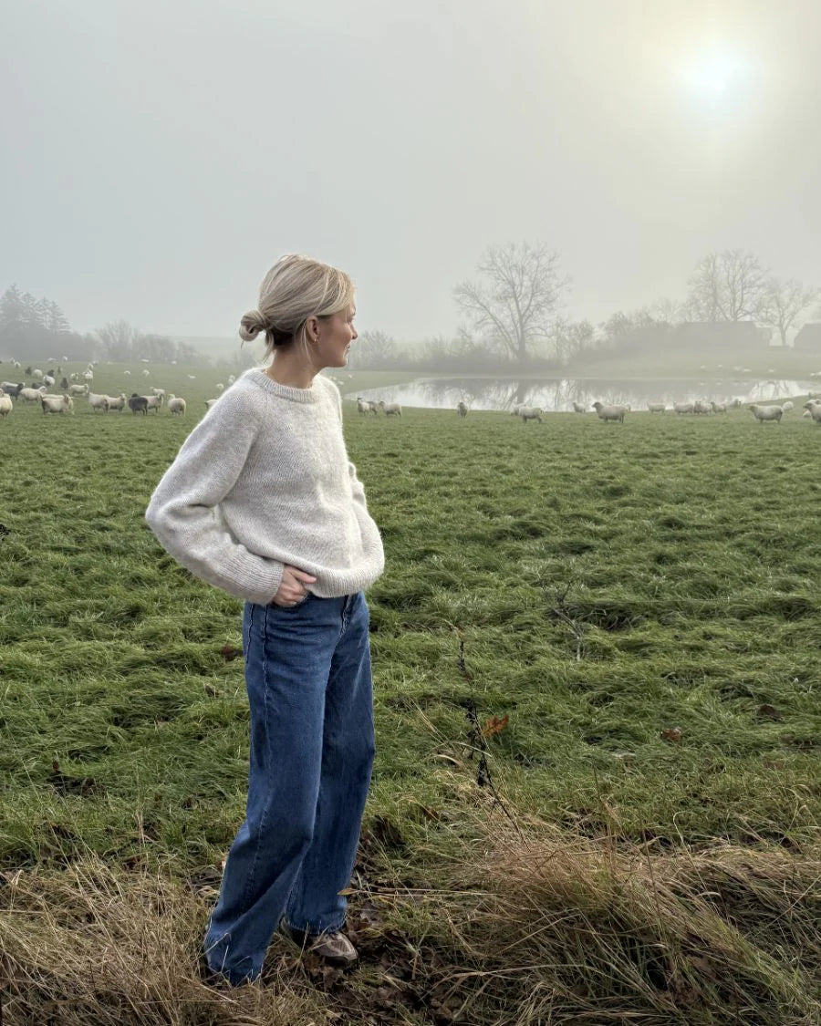 Monday Sweater Strickpaket - Cool Wool und Silkhair