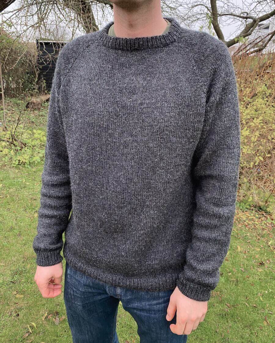 Hanstholm Sweater Man Strickpaket - Cool Wool Big