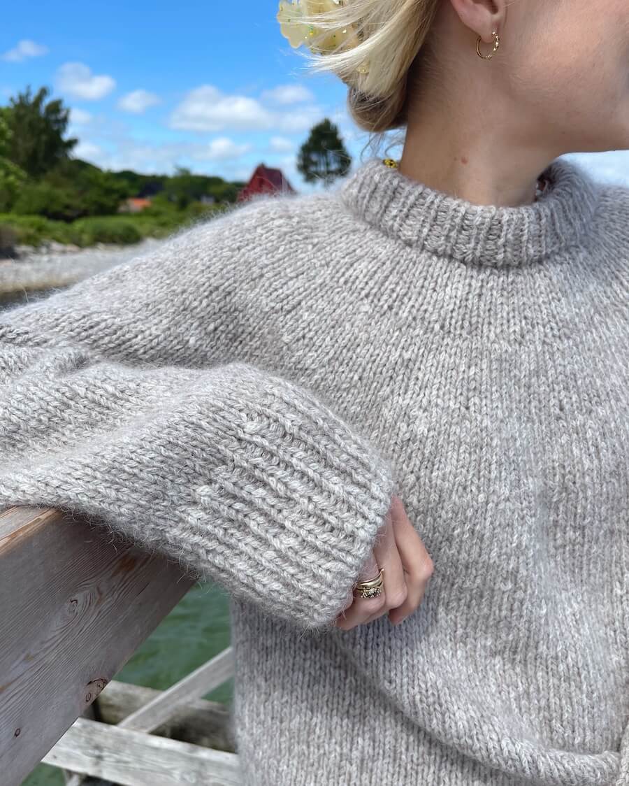 Novice Sweater Chunky Strickpaket - Alta Moda Alpaca & Silkhair
