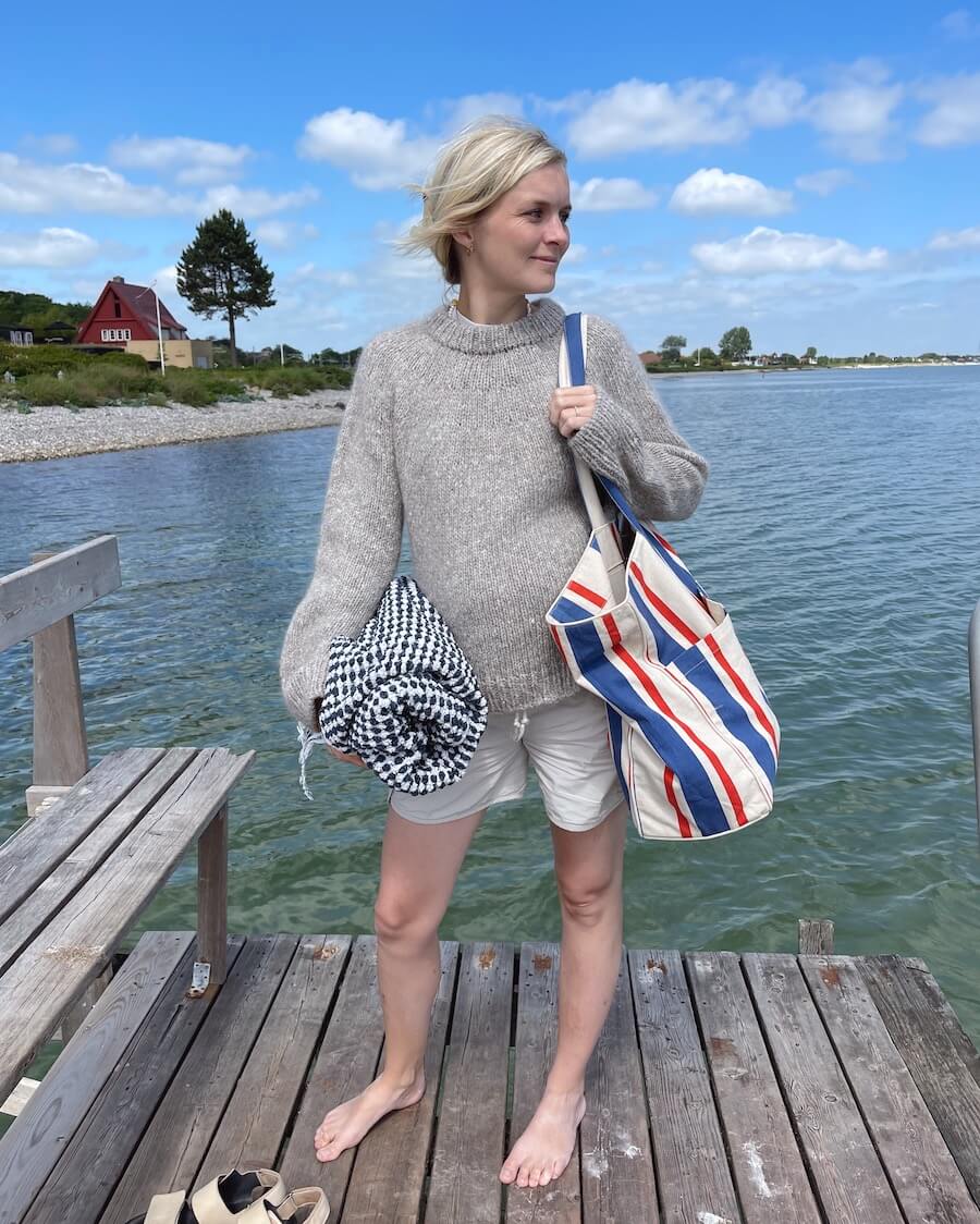 Novice Sweater Chunky Strickpaket - Alta Moda Alpaca & Silkhair