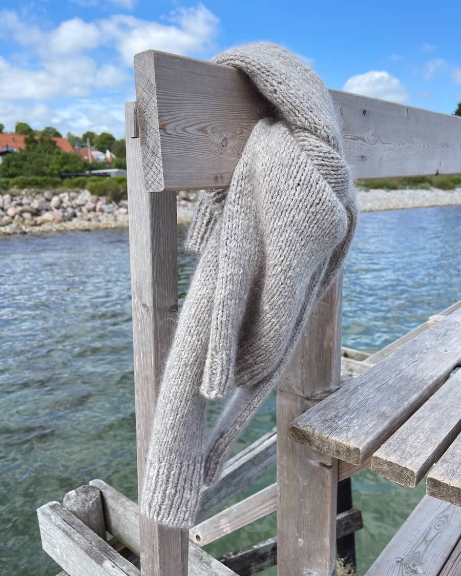 Novice Sweater Chunky Strickpaket - Alta Moda Alpaca & Silkhair