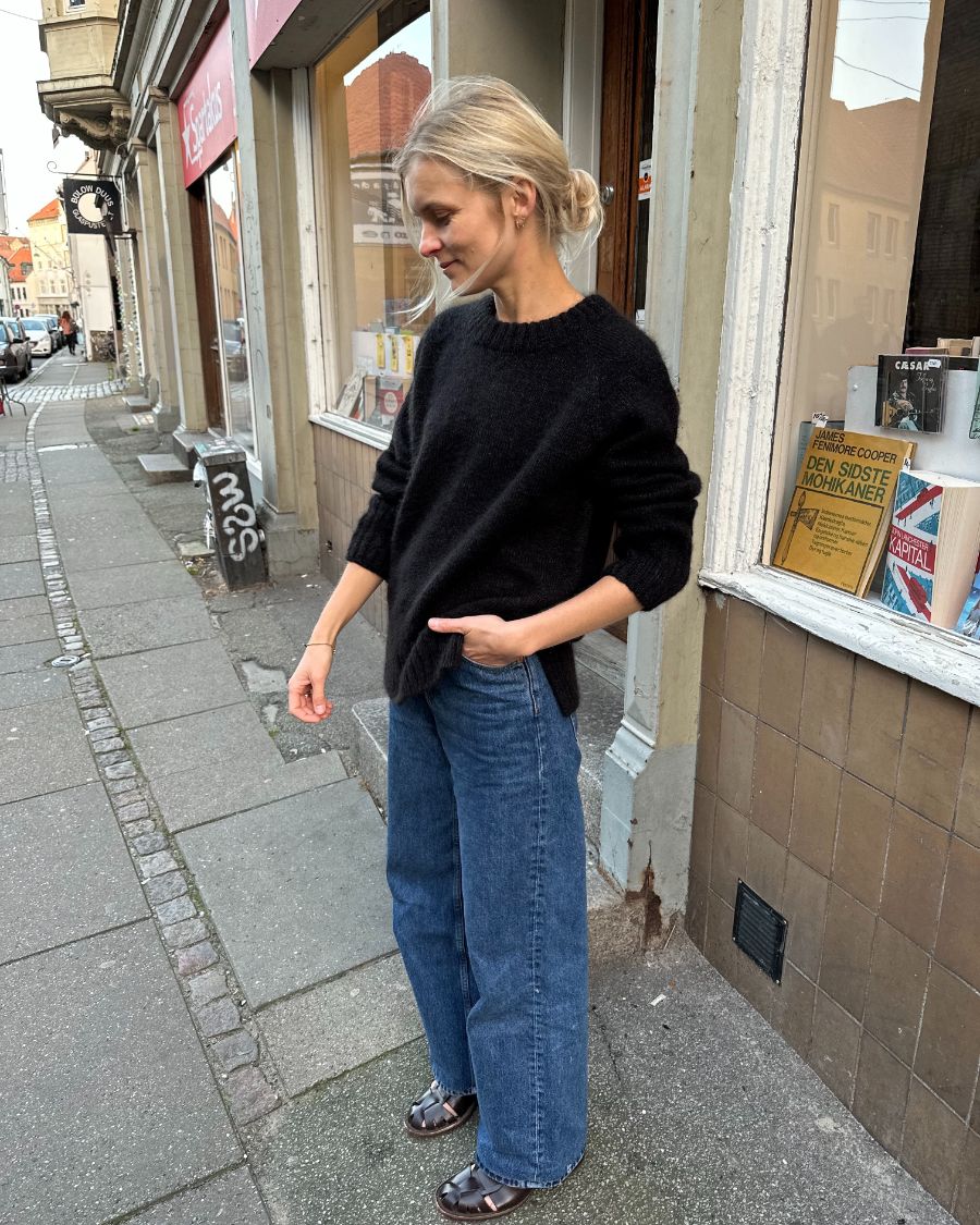 October Sweater Strickpaket - Cool Wool und Silkhair