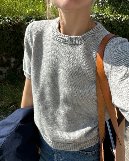 Poppy Tee Cotton Wool Modellpaket - Petiteknit
