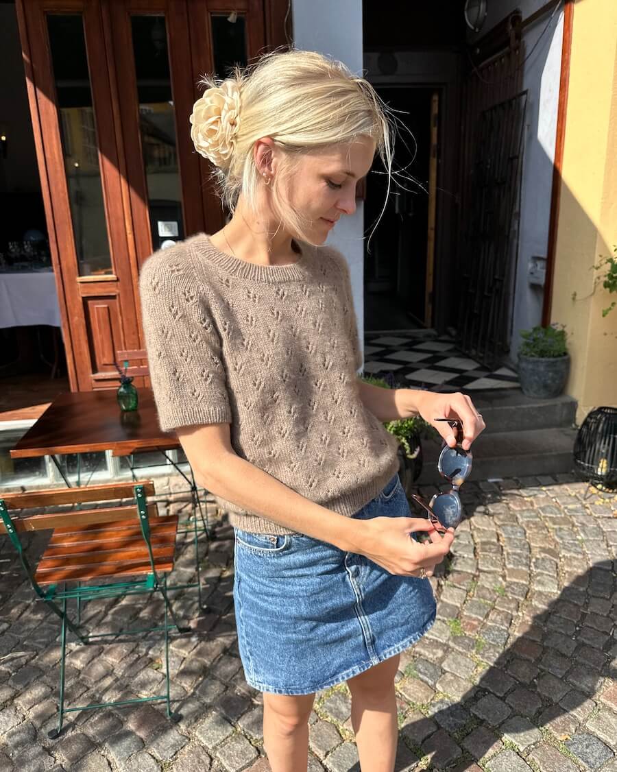 Rigmor Tee Strickpaket - Finito