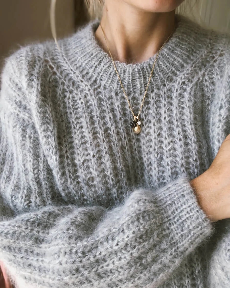 September Sweater Strickpaket - Silkhair (dreifädig)