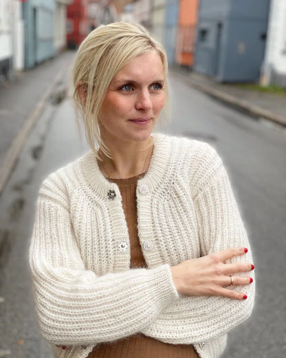 September Jacke Strickpaket - Cool Wool und Silkhair (doppelfädig)