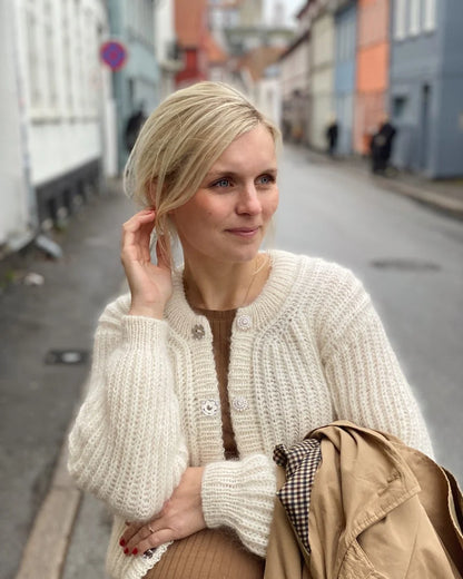 September Jacke Strickpaket - Cool Wool und Silkhair (doppelfädig)