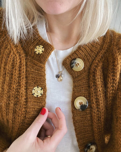 September Jacke Strickpaket - Cool Wool und Silkhair (doppelfädig)