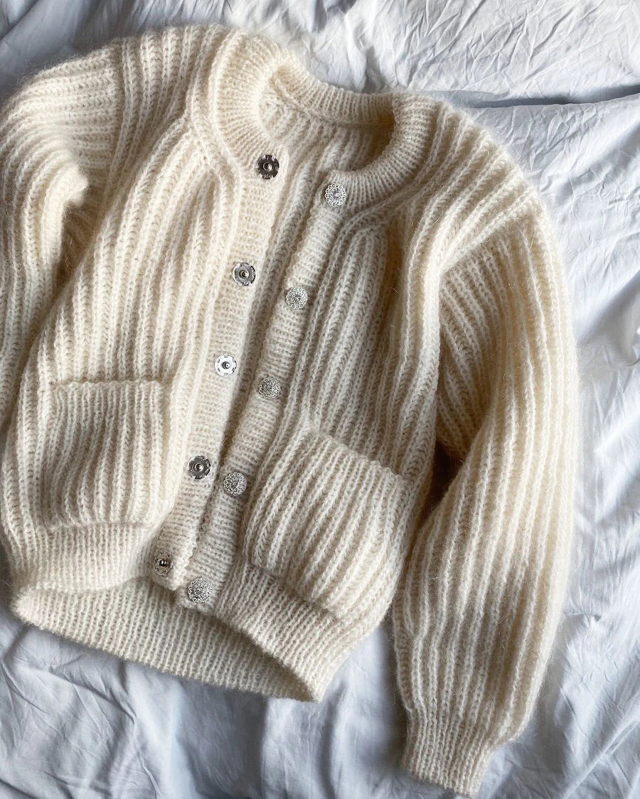 September Jacke Strickpaket - Cool Wool und Silkhair (doppelfädig)