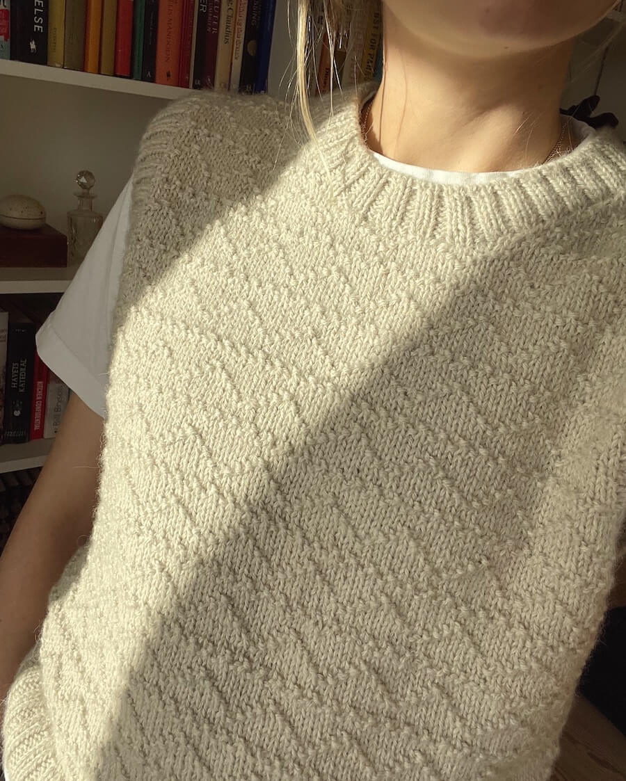 Sille Slipover Strickpaket - Cool Wool Big