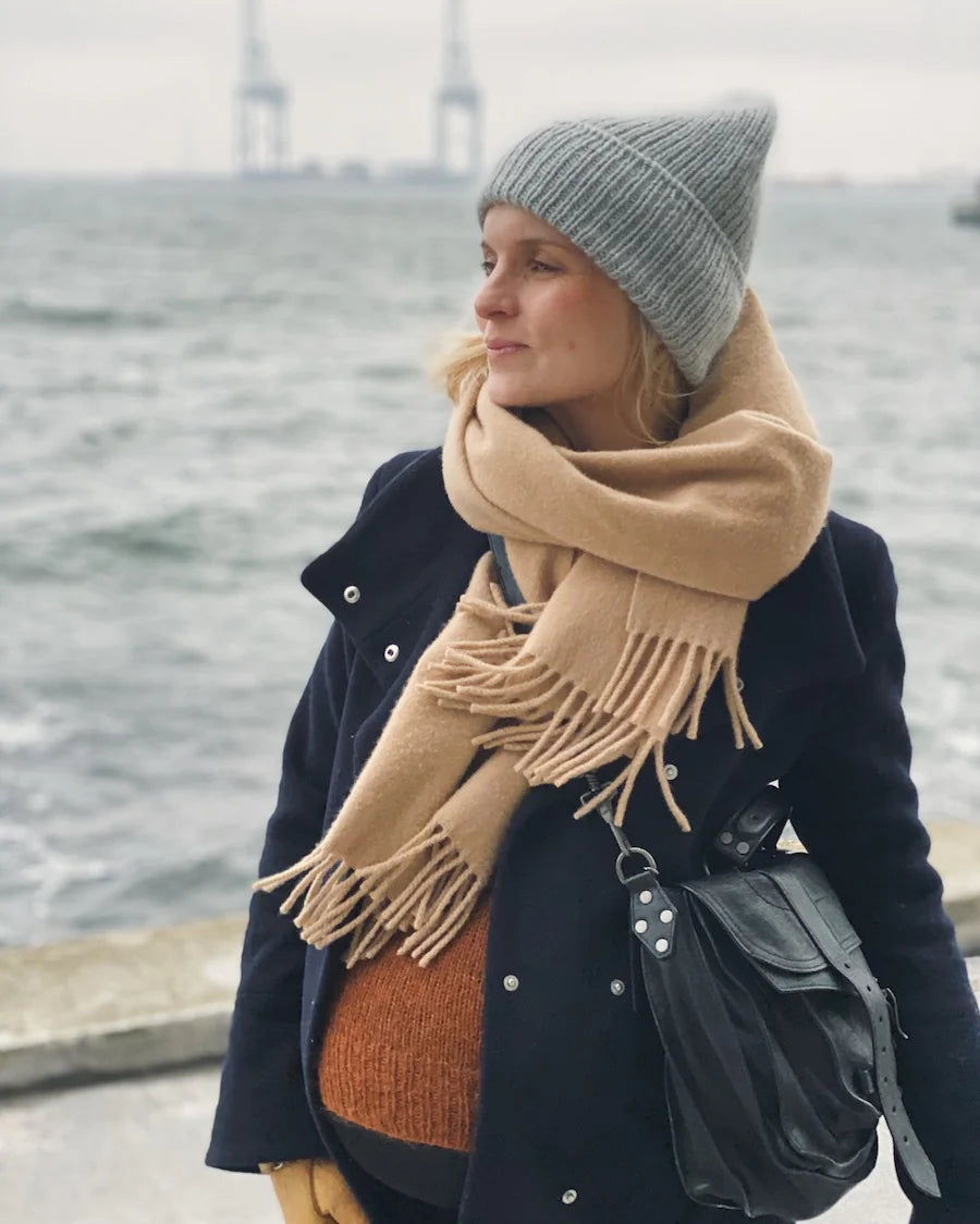 Stockholm Mütze Strickpaket - Cool Wool Big und Silkhair