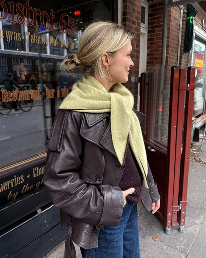 Uma Scarf Strickpaket - Cashmere Pure Cardiff