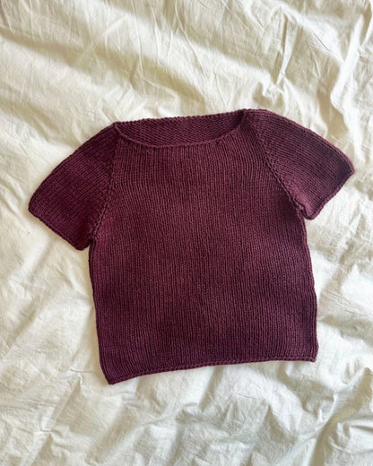 Wave Tee Strickpaket - Popcorn (doppelfädig)