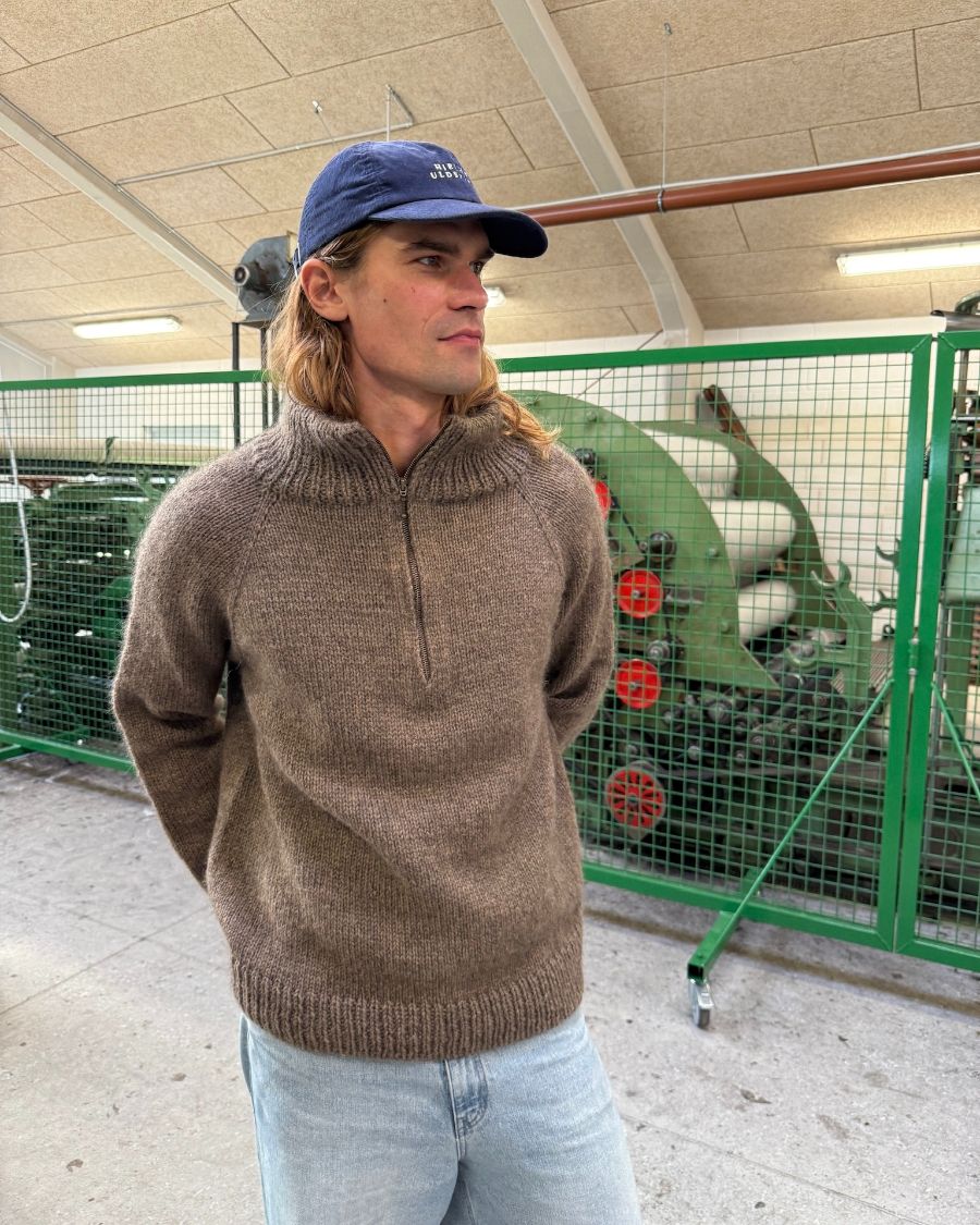 Zipper Sweater Man Strickpaket - Alta Moda Alpaca und Silkhair